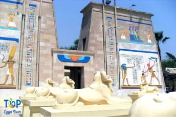 Pharaonic Village Tour in Cairo A model of the Karnak Temple In The Pharaonic Village