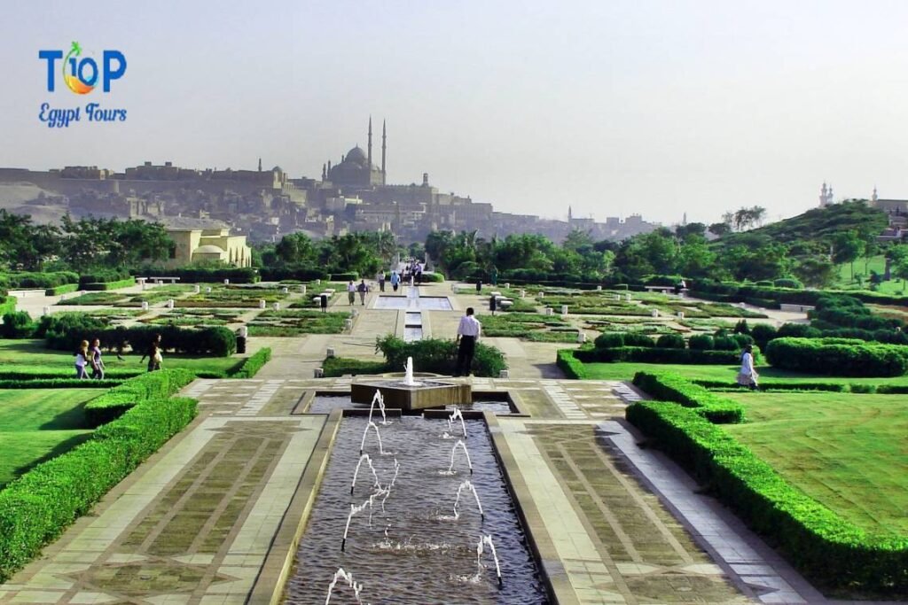 Al Azhar Park In cairo City