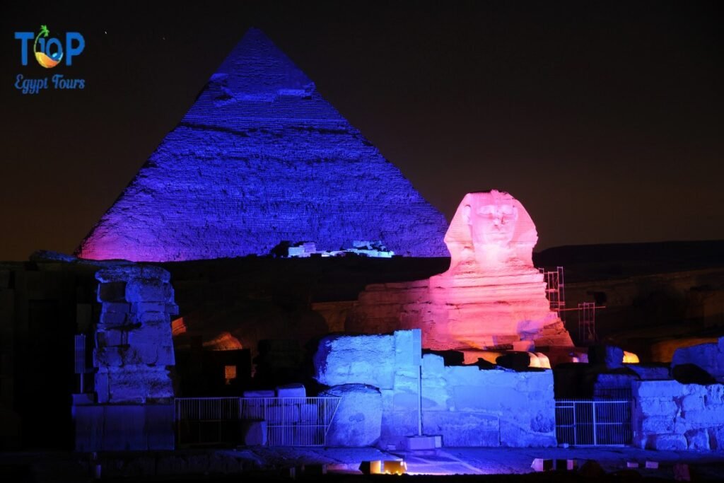 The Sound and Light Show at Giza Pyramids