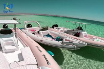 Private Speedboat trip Orange Bay island Hurghada